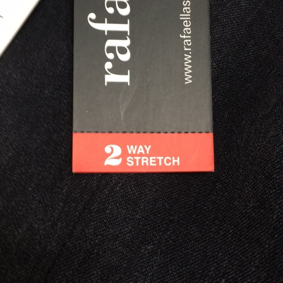 NWT Rafaellar Curvy Flare leg Navy Dress pants - Picture 5 of 9